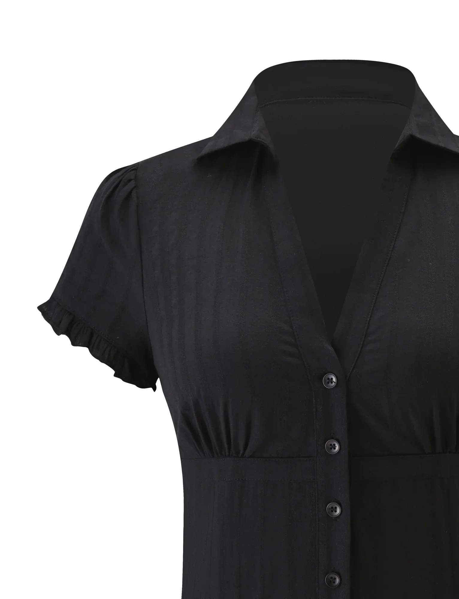 VALERIE SHORT SLEEVE SHIRT BLACK