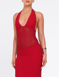BRESILY MAXI DRESS RED