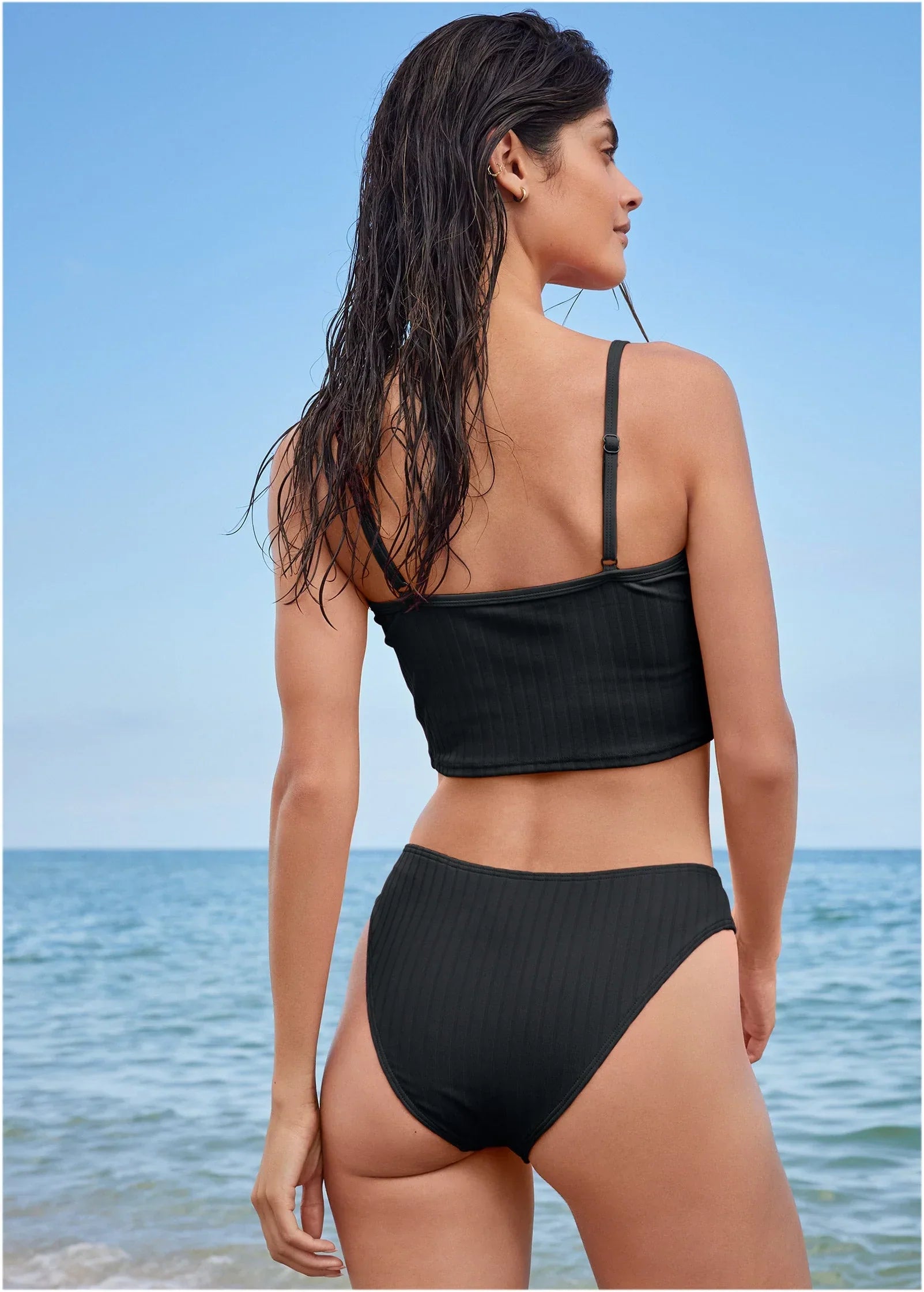 Superrib Havana Midi Bottom Black Beauty