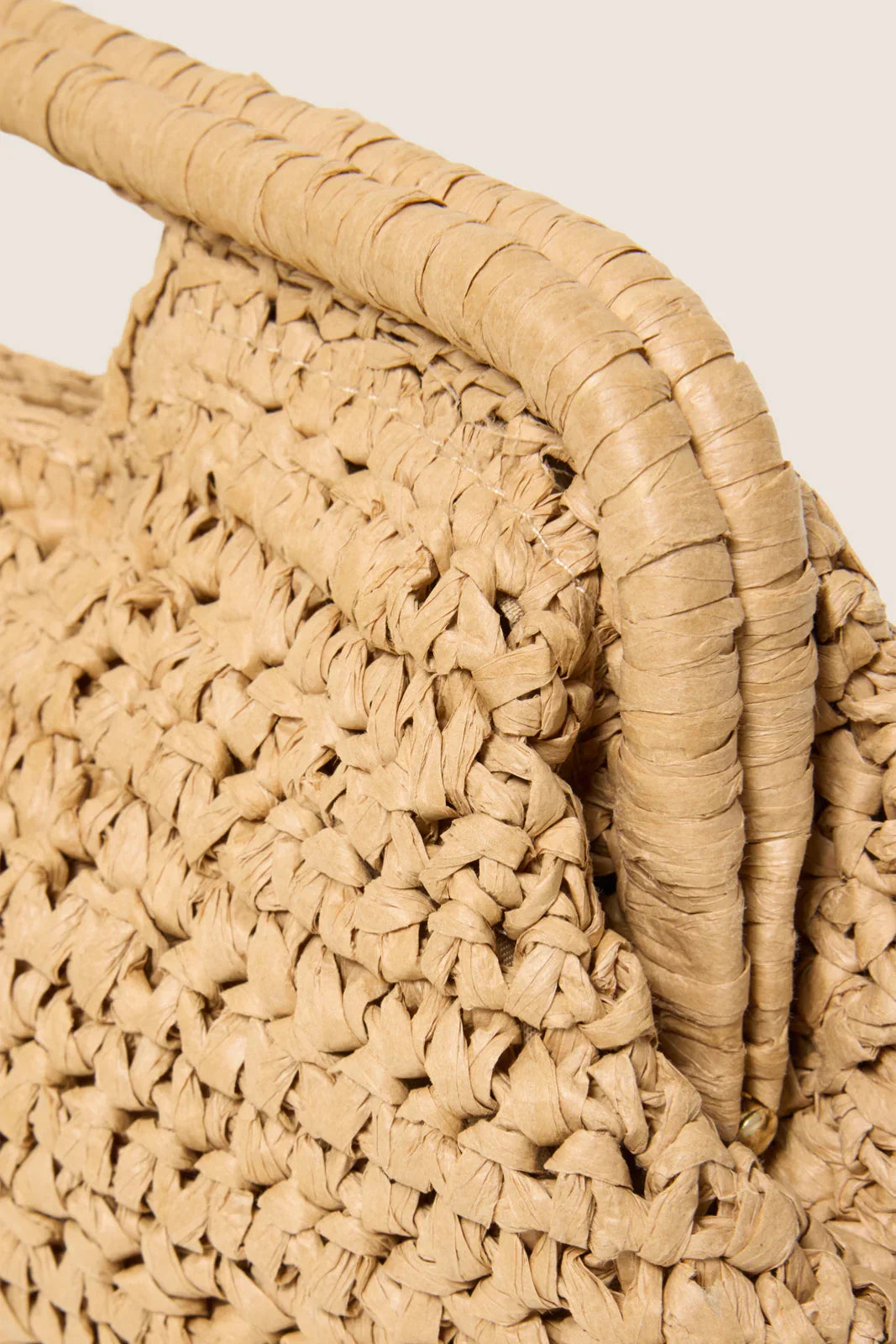 Beckett Raffia Clutch