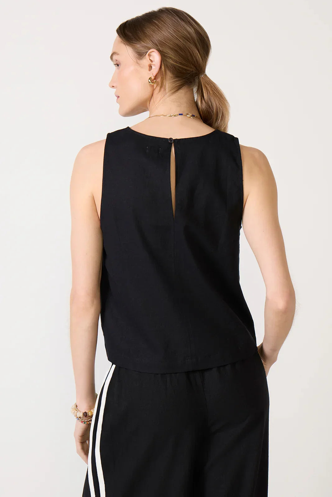 Tessa Linen Shell Top