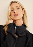 Quarter Zip Pullover Jet Black