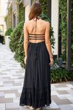Soleil Black Maxi Dress