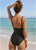 Riviera Ruched Swimsuit Jet Black