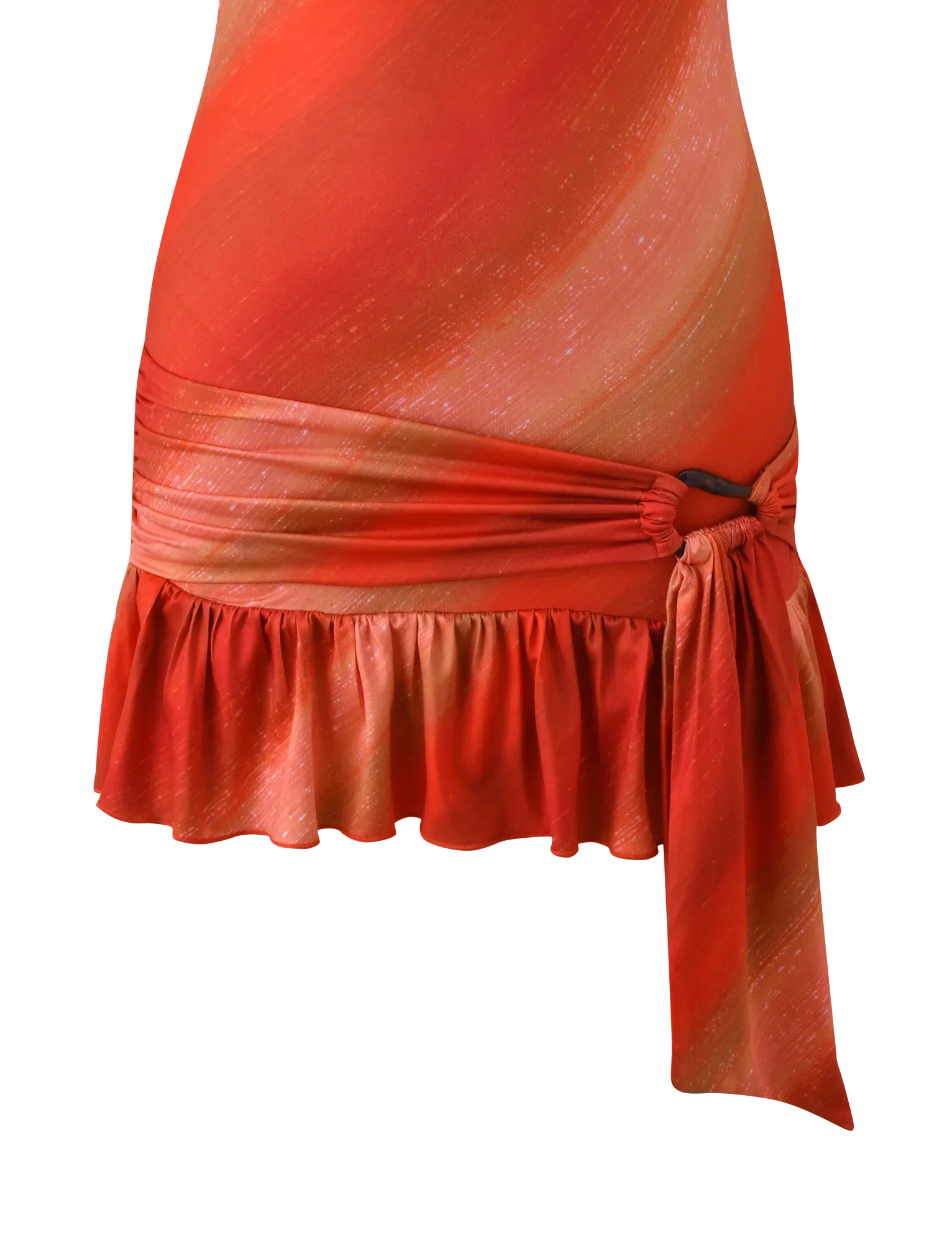 HAELO MINI DRESS SUNRISE GLITTER STRIPE