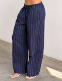 LAINEY PANT NAVY PINSTRIPE