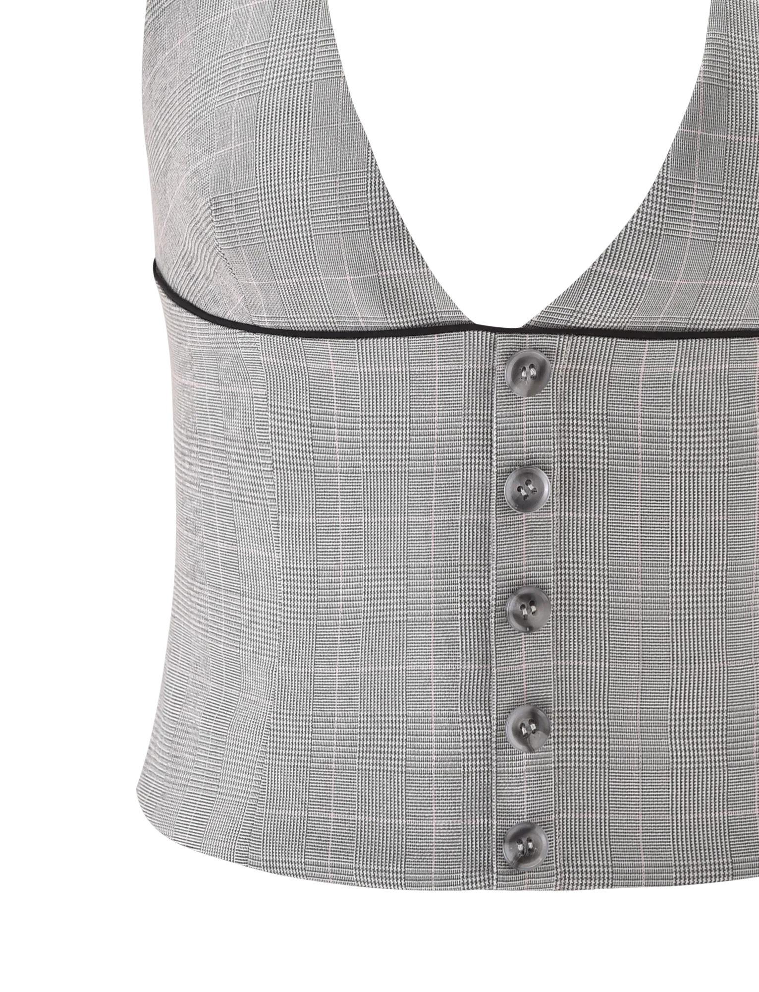 TERESIA TOP GREY CHECK