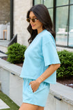 Easy Living Blue Shorts Set