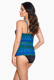 DD Cup Love Knot Tankini Top in Ocean Ombre