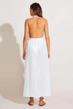 Vera Wrap Skirt White Ecolinen