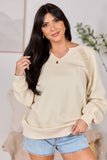 Sawyer Cream Lace V neck Top