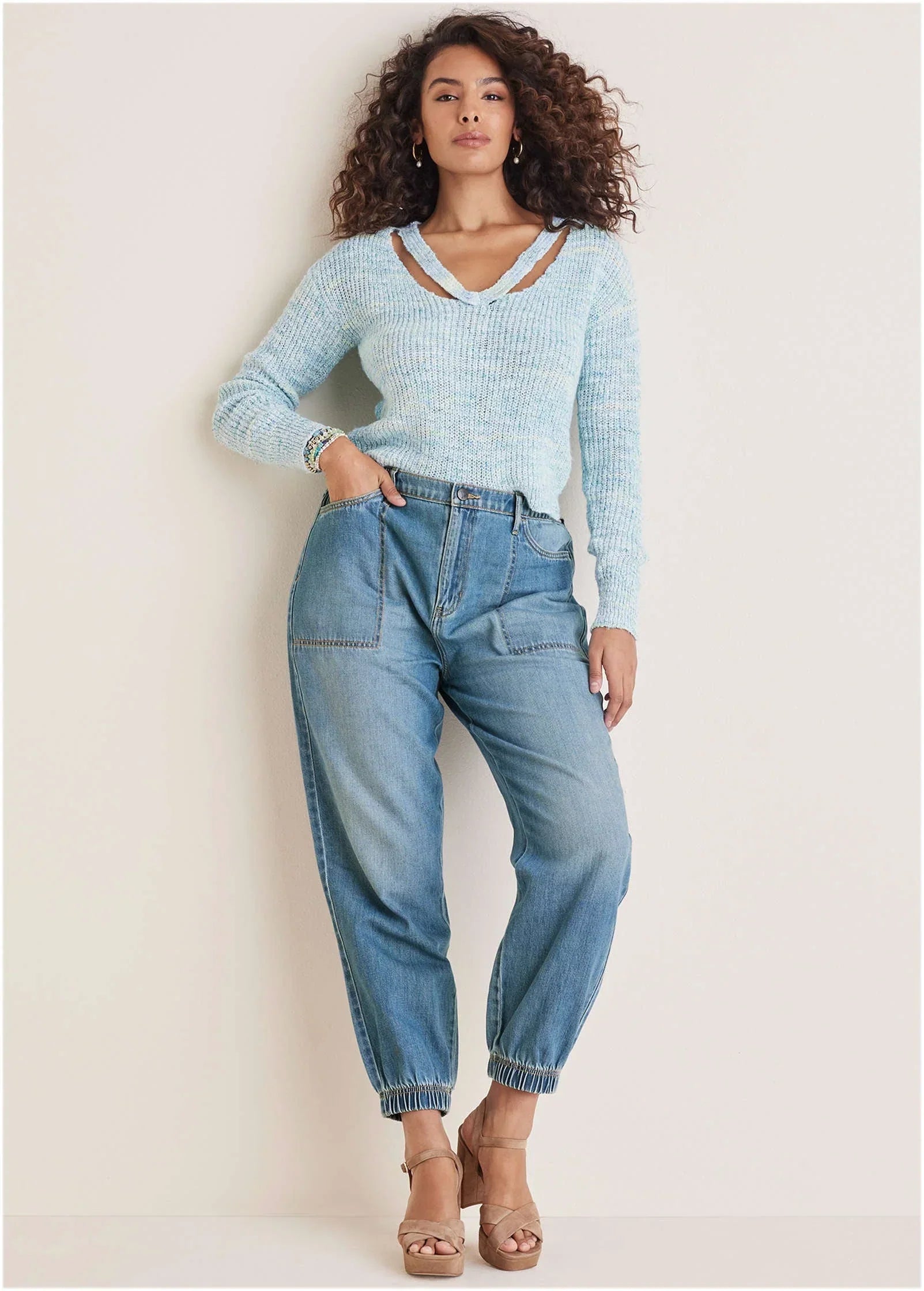 Denim Jogger Light Wash