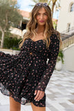 Winslow Black Floral Dress