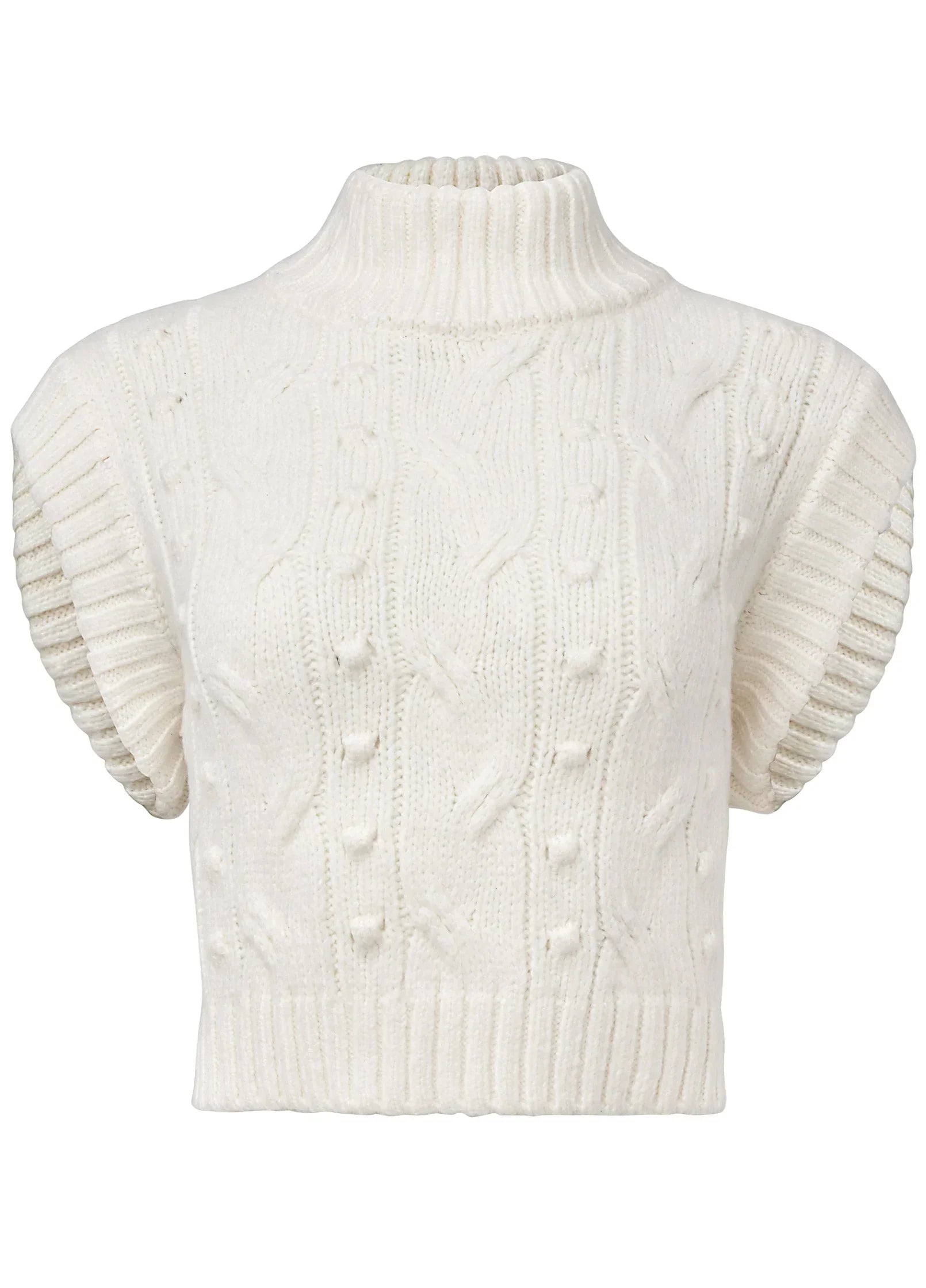 Cable Knit Sweater Cloud Dancer