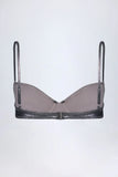 Underwired Bikini Top in Silver