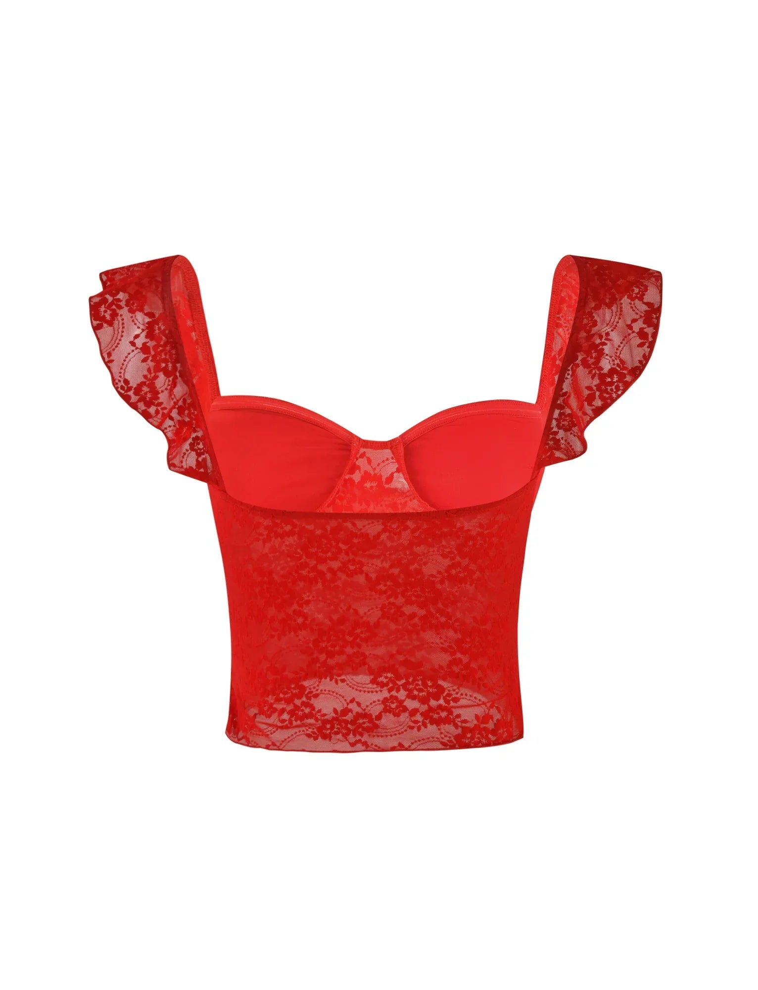 LORNA TOP RED