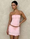 MIRELLE SKORT PINK PASTEL PINK