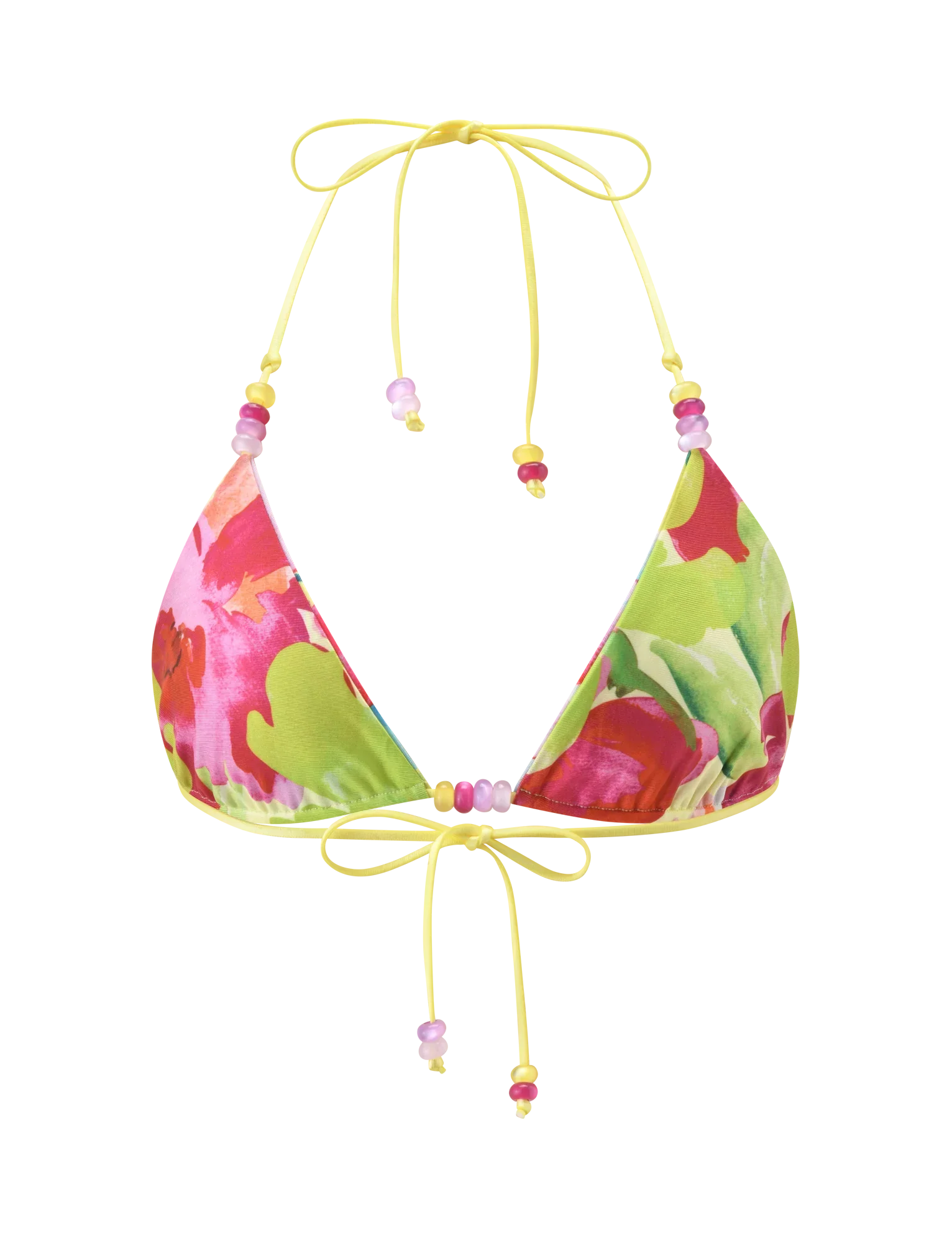FINLEA REVERSIBLE BIKINI TOP GARDEN DAIQUIRI FLORAL