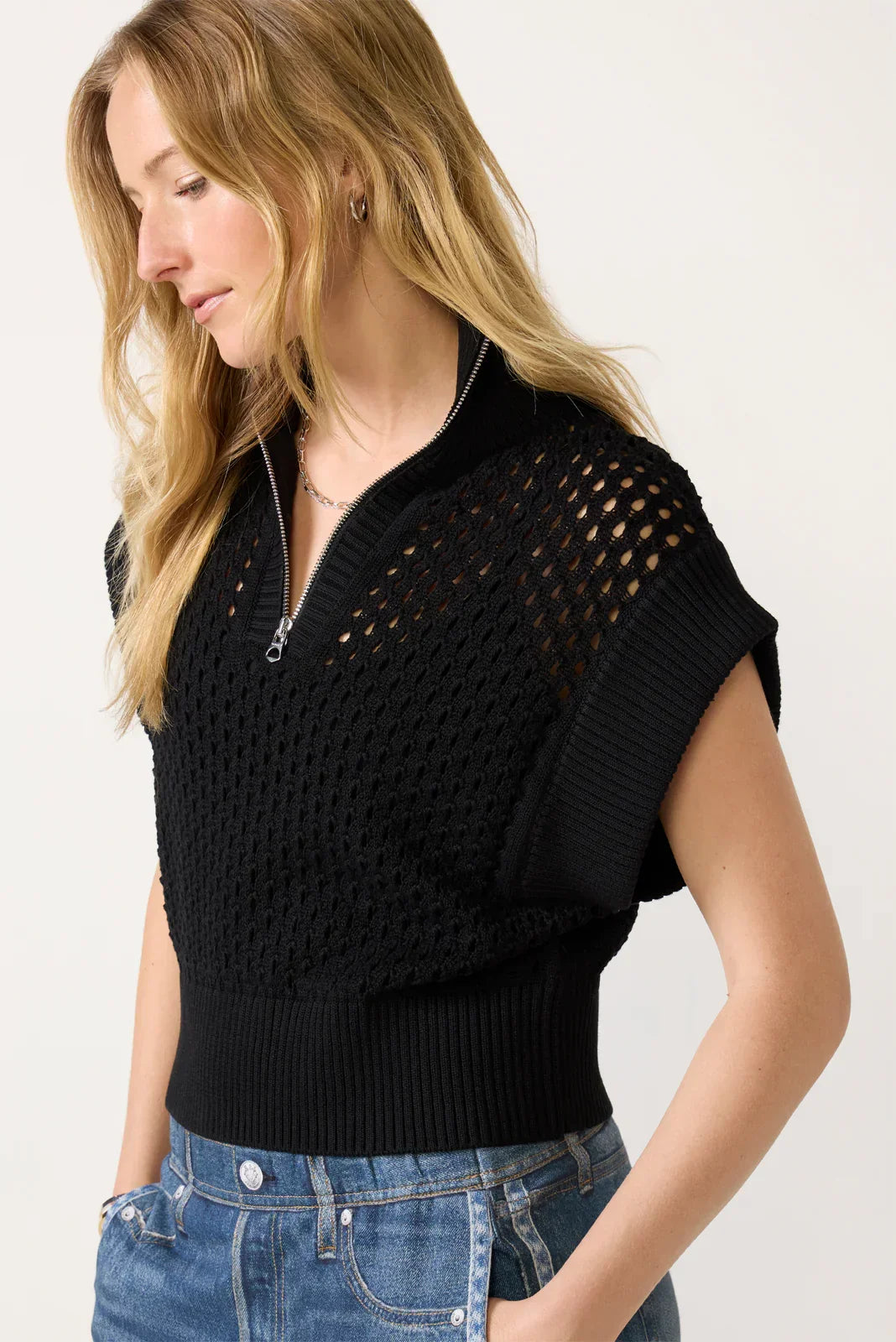 Gaines Half Zip Knit