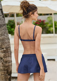 Push Up Bikini Top Ultramarine Blue
