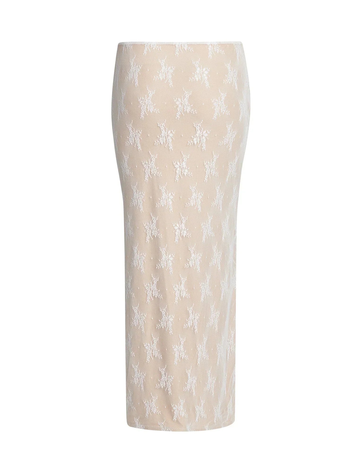 KAROLINA SKIRT WHITE WHITE LACE