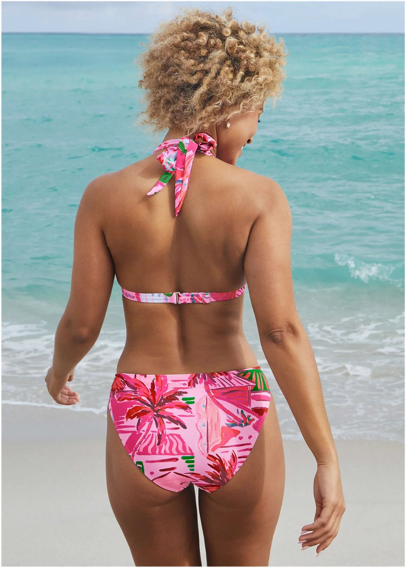 Goddess Push Up Bikini Top Seaside Escape