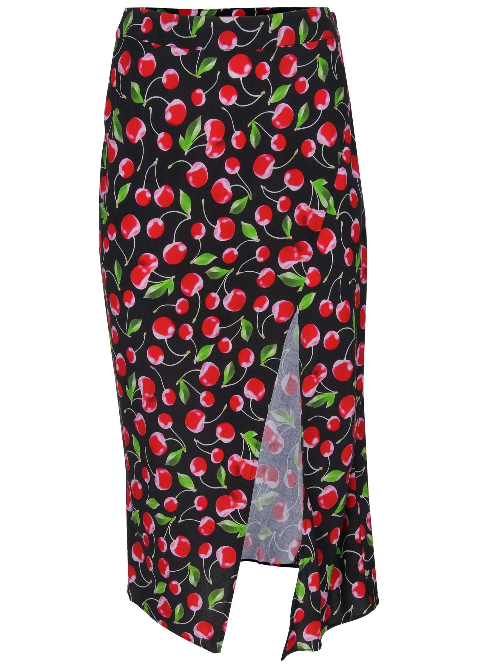 Front Slit Skirt Very Cherry