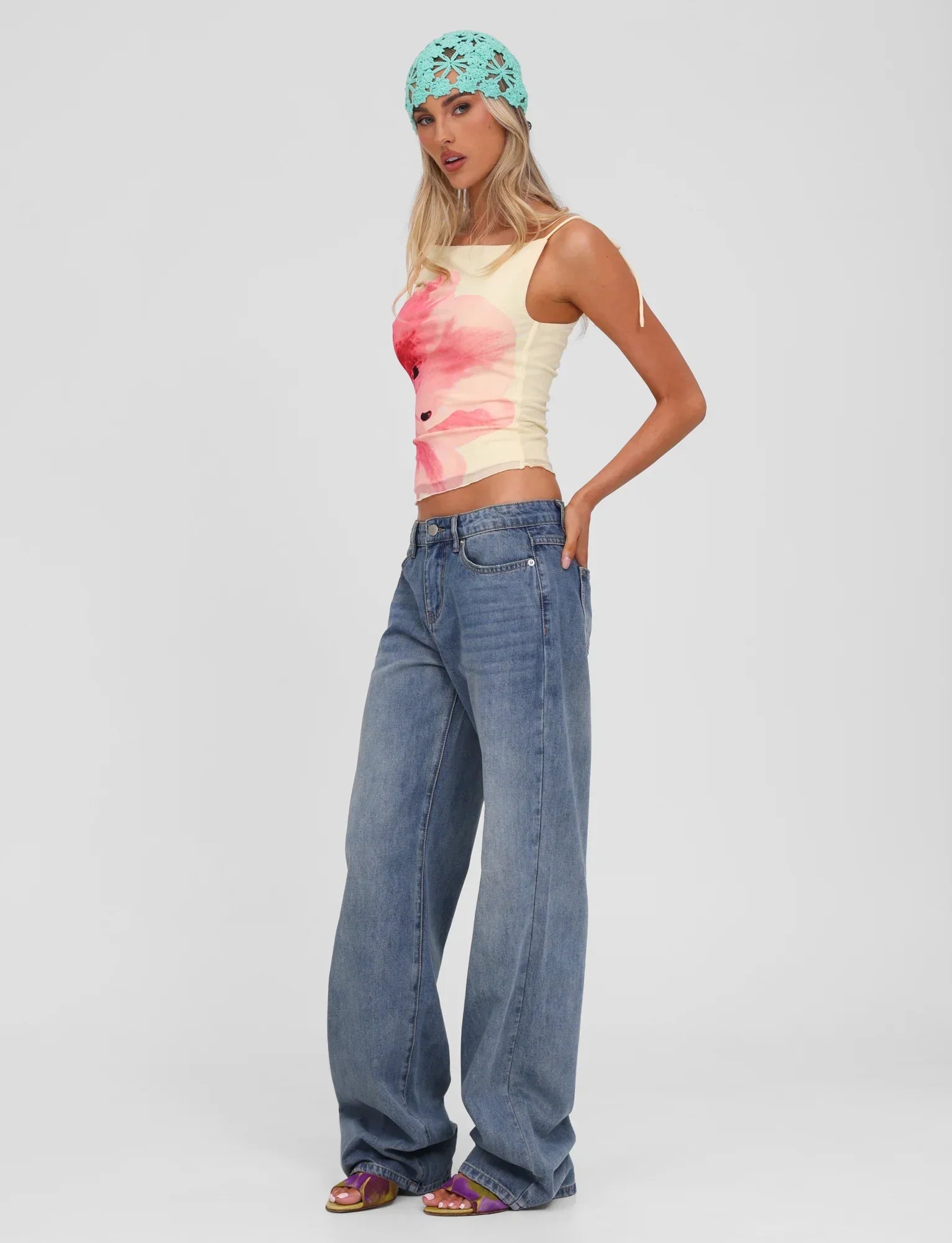 ESTRELLA JEAN MID WASH