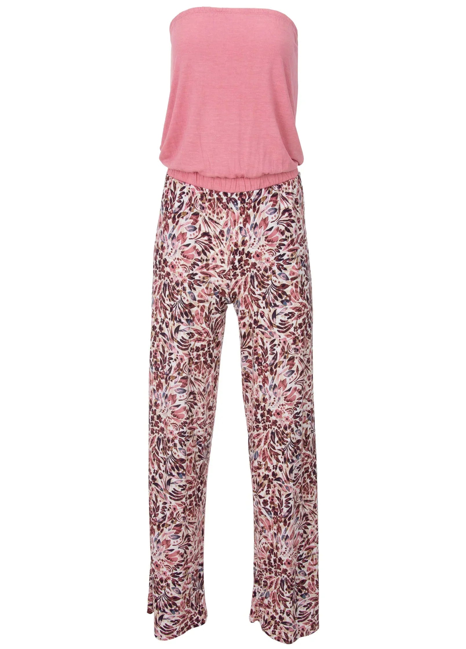 Abstract Mirage Jumpsuit Cream Multi