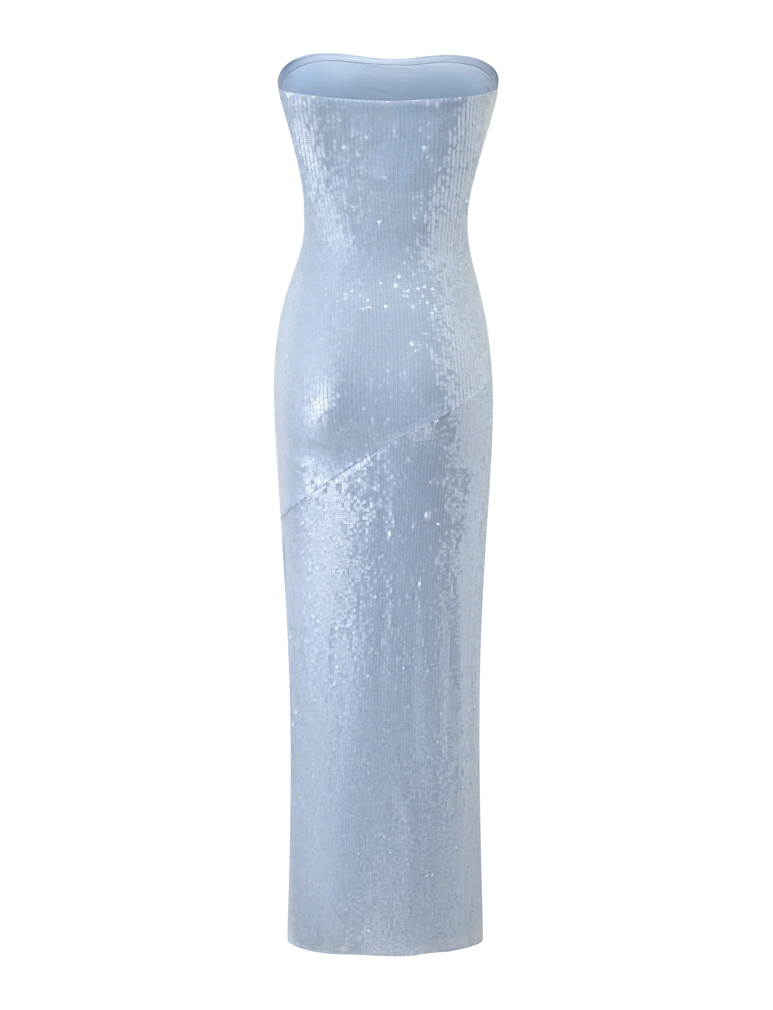 THEO SEQUIN MAXI DRESS SOFT BLUE