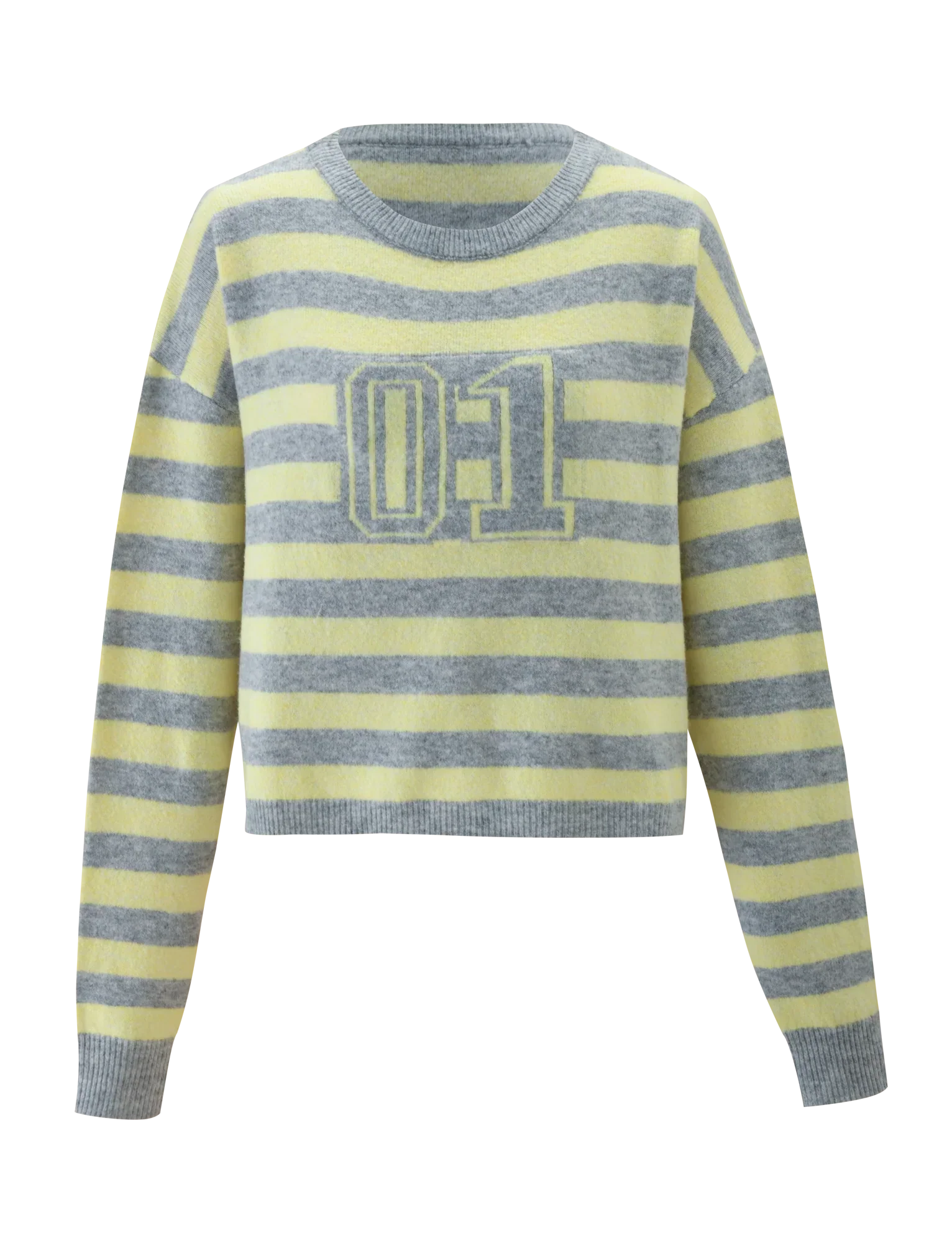 KOA JUMPER YELLOW AND GREY STRIPE