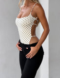 MINERVA BODYSUIT CREAM DOT