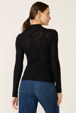 Tibi Mock Neck Top