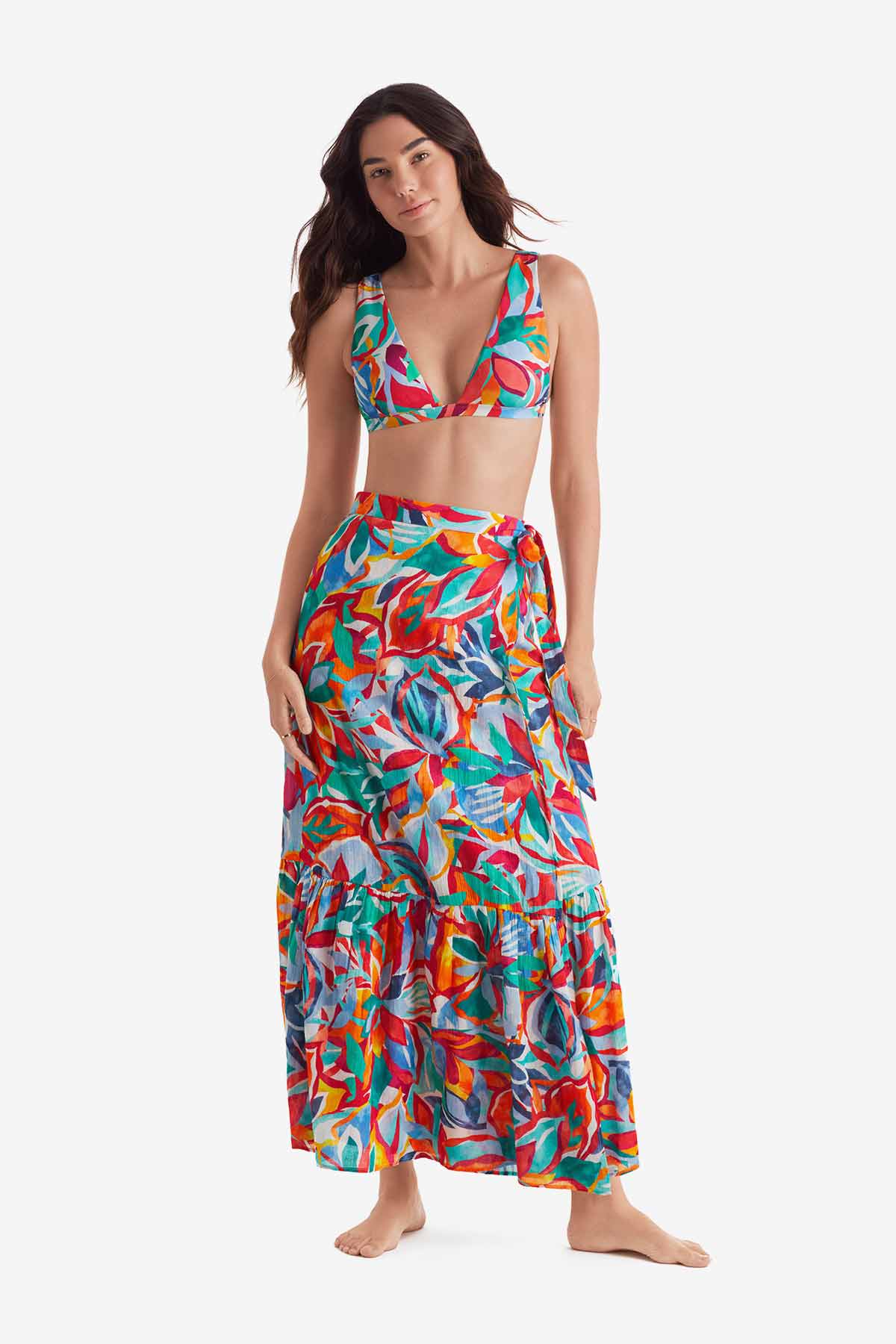 Cove Wrap Skirt Radiant Floral