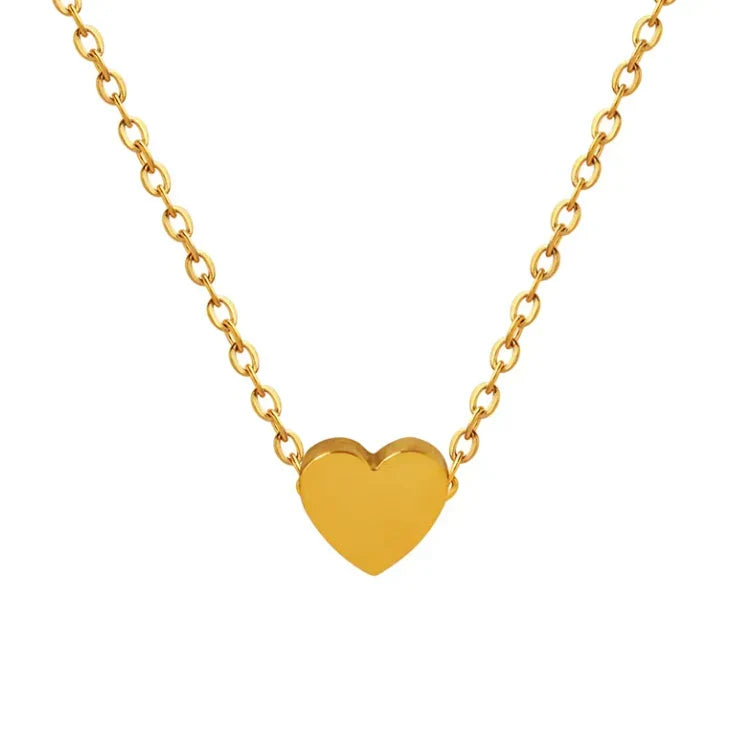 Mini Heart Gold Necklace