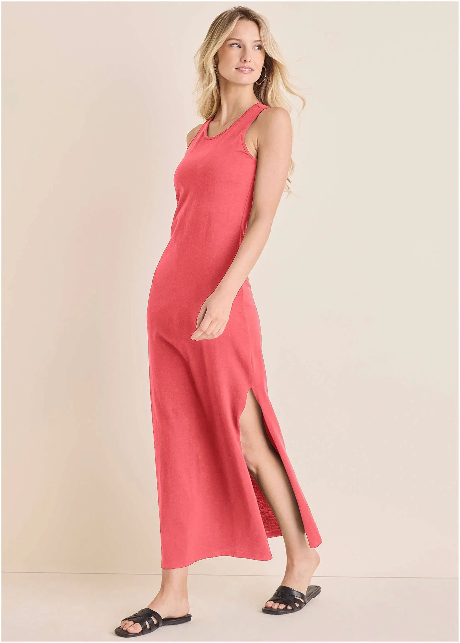 Tank Maxi Dress Sugar Coral