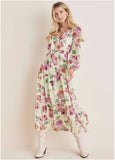 Tiered Floral Maxi Dress Chalet Bouquet