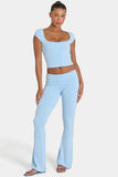 ButterCloud Flared Leggings in Sky