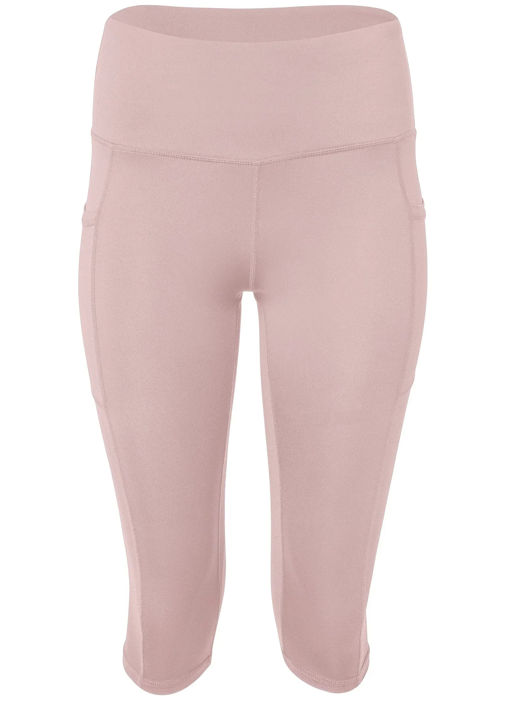 Pocket Capri Leggings Tan