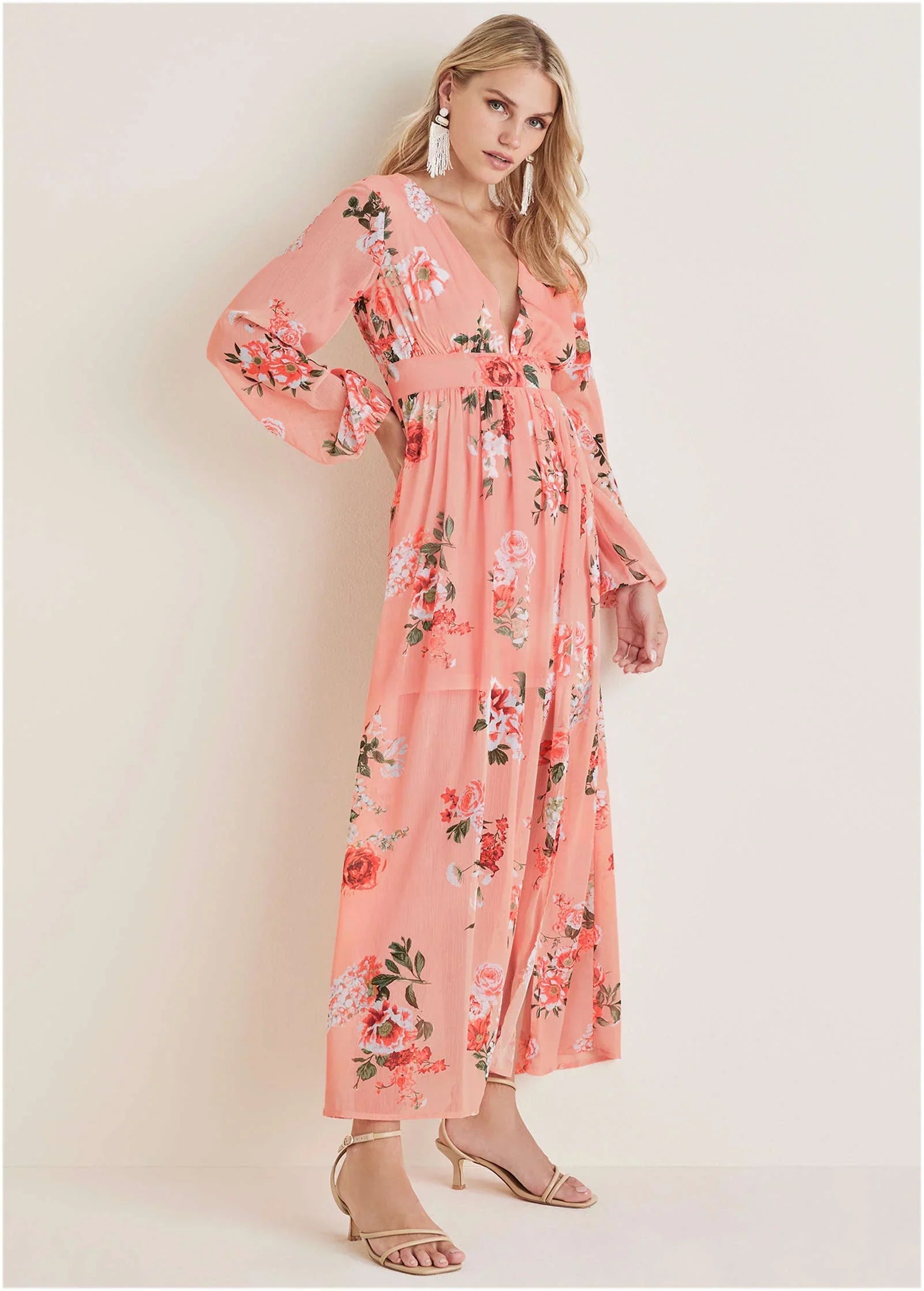 Floral Maxi Dress Prairie Floral