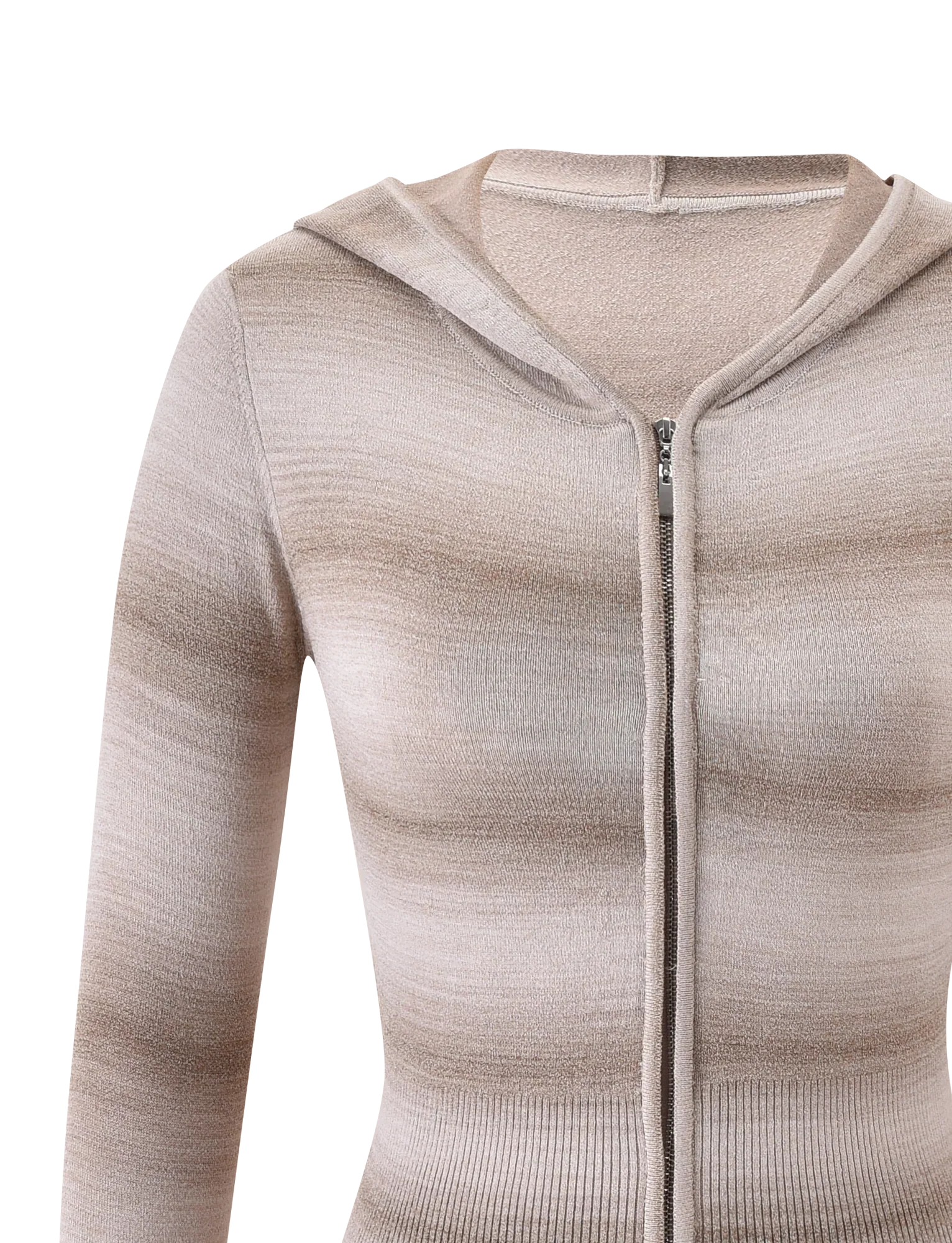 MARISSA JUMPER TAUPE OMBRE STRIPE