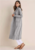 Cardigan Duster Medium Heather Grey