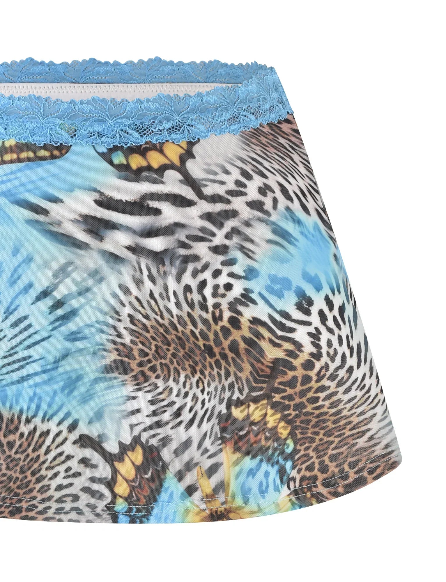 FINLEA MINI SKIRT MULTI ANIMAL BUTTERFLY ANIMAL