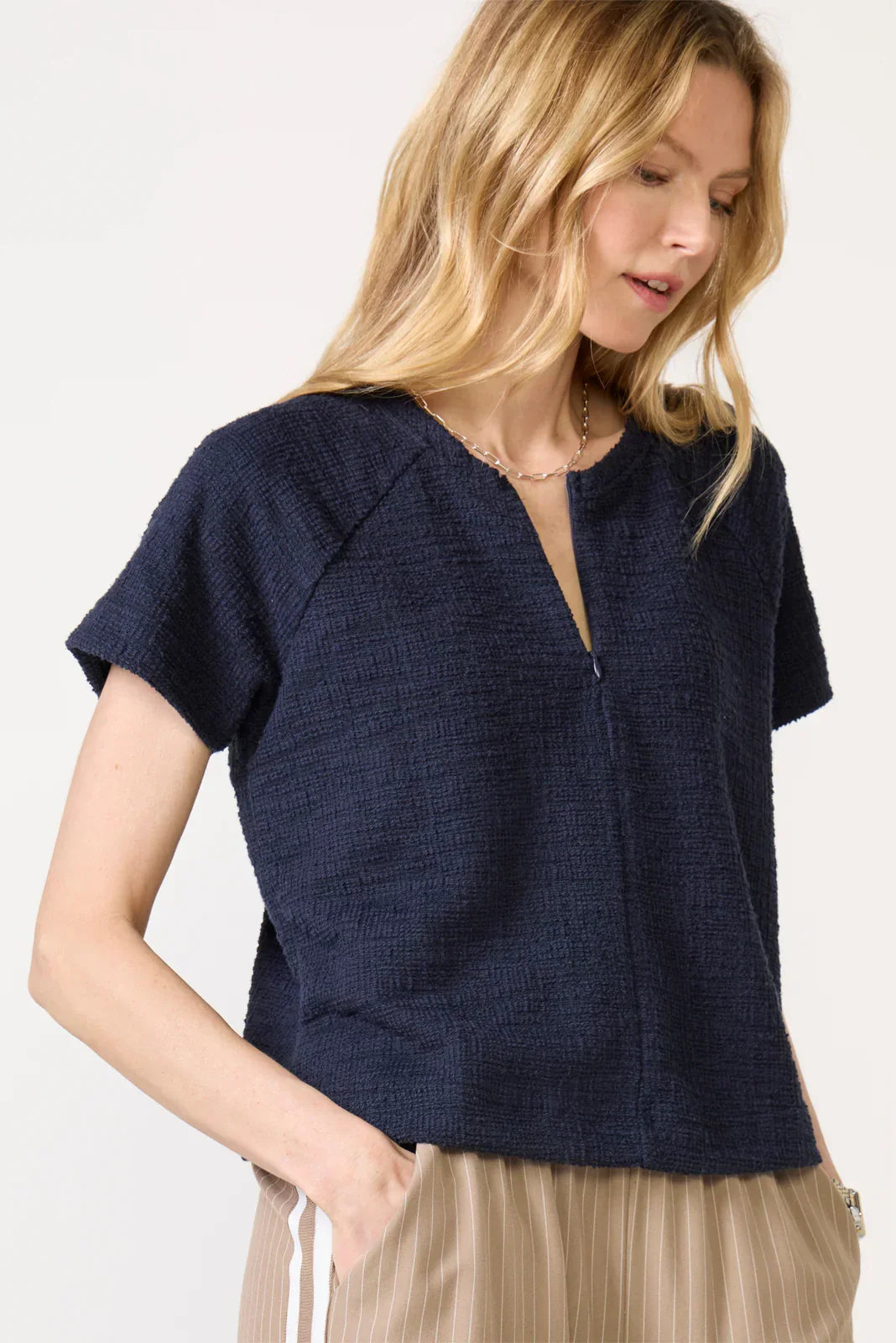 Scottie Zip Up Top