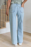 Ines Light Wash Wide Leg Denim Jean