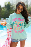 Summer Forever Mint Graphic Sweatshirt