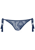 Pom Pom Moderate Bottom Denim Lace