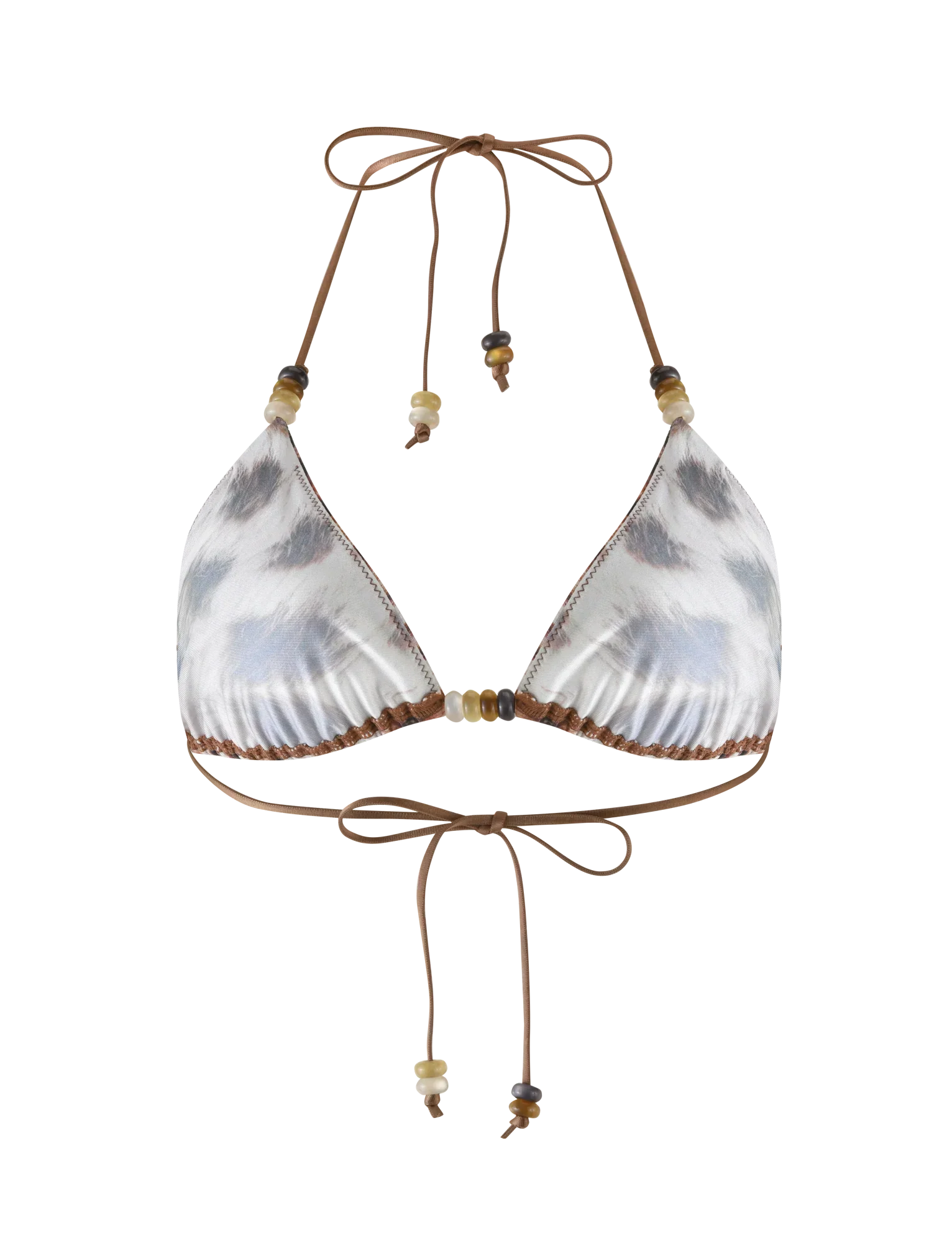 FINLEA BIKINI TOP NEUTRAL LEOPARD LEOPARD HAZE