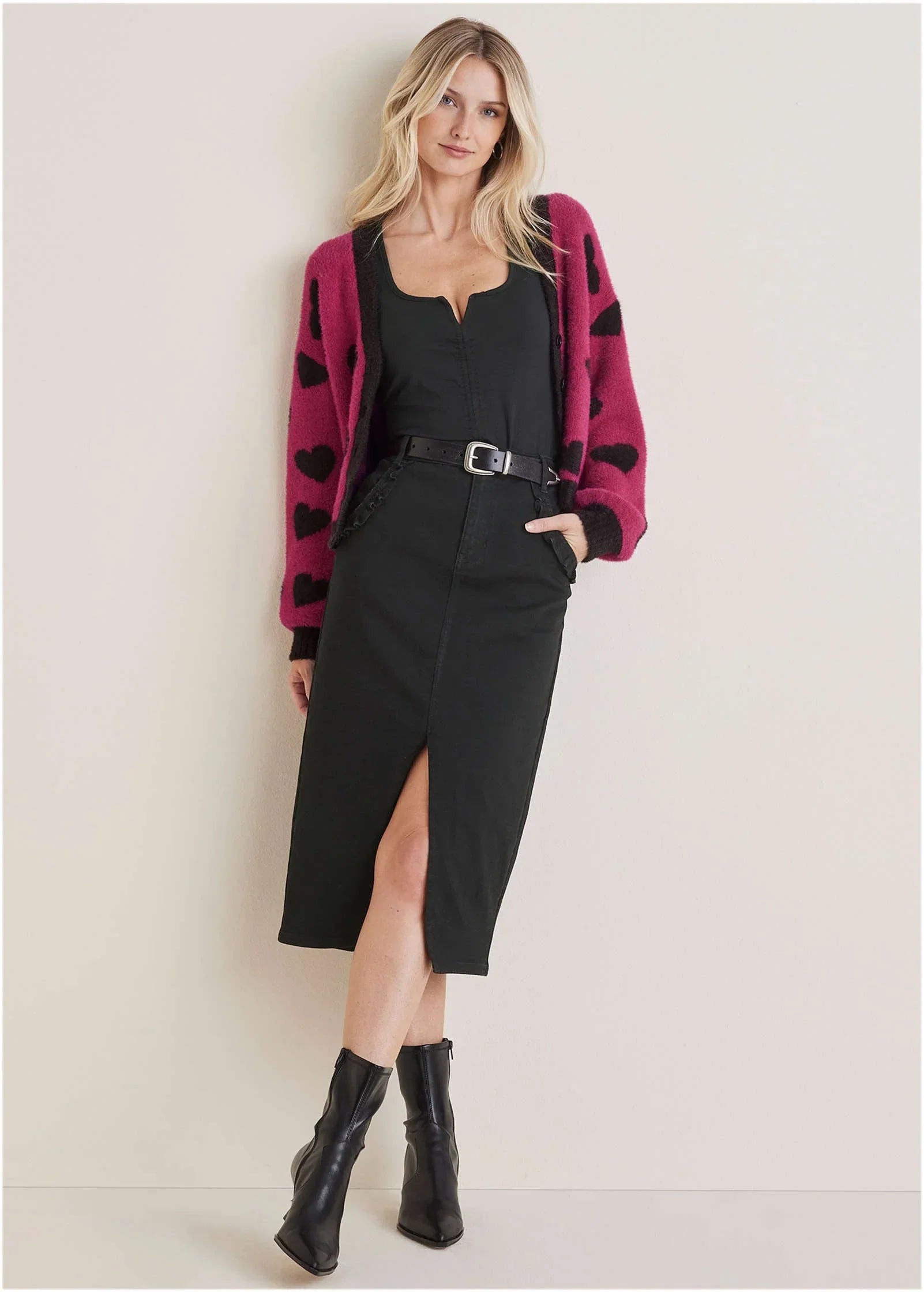 Heart Graphic Sweater Vivacious
