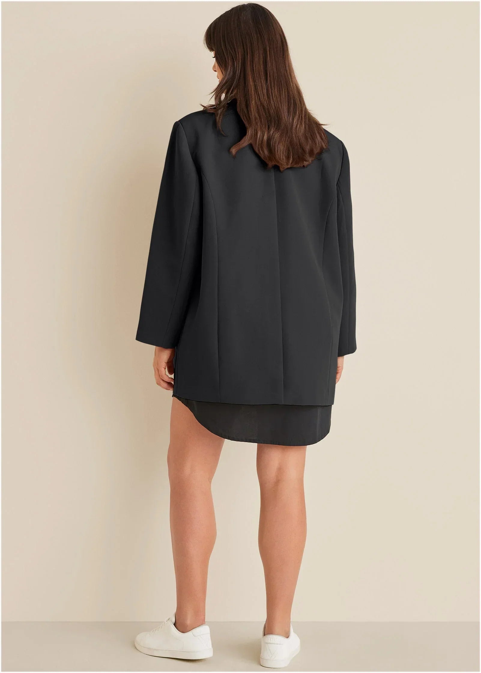 Oversized Blazer Jet Black